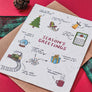 seasons greetings holiday Christmas seed paper card